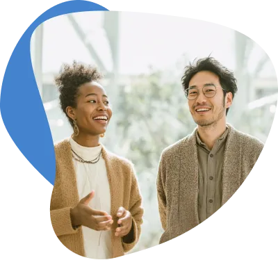 People having a safe dialogue