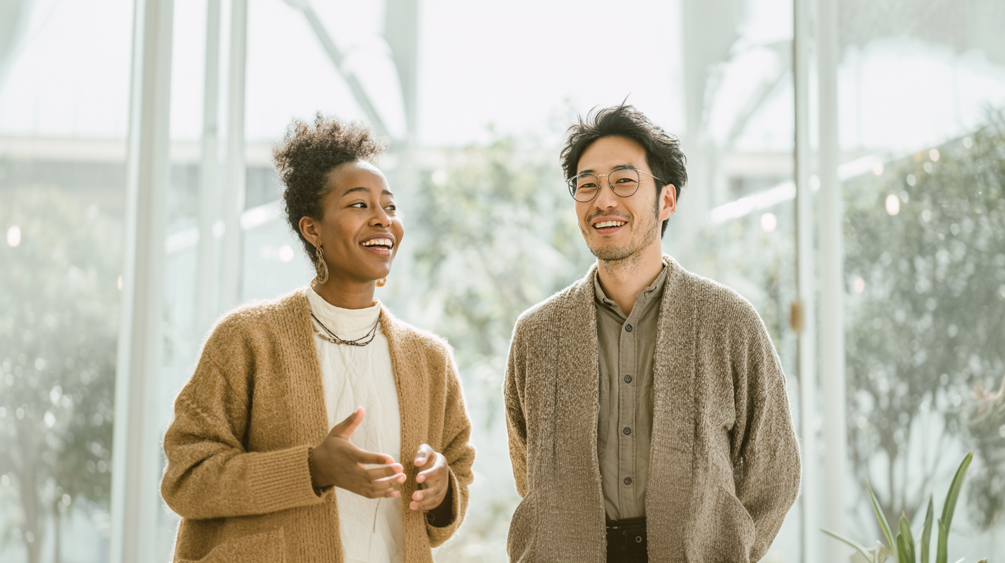 People having a safe dialogue