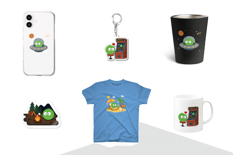 Peaちゃんグッズラインナップ